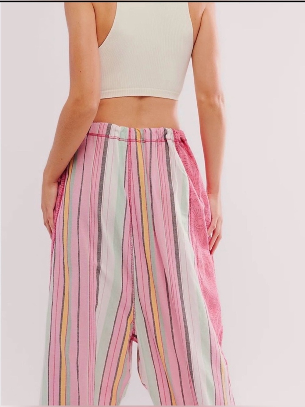 Free People Intimately Dream In Color Convertible Jumpsuit Harem Pants 12 - Picture 3 of 9